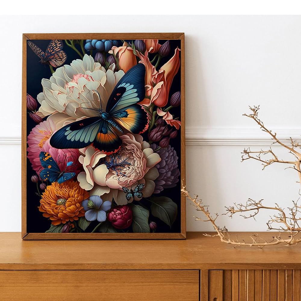 Amazon.com: bleihum Butterfly Paint by Numbers Kit for